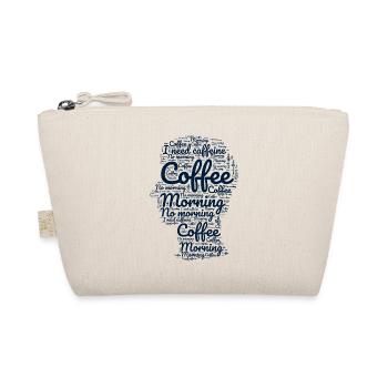 Le cœur du café : la typographie du matin - Trousse biologique - nature - Devant