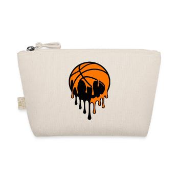 Dripping Basketball Street Art Design - Organic Pouch - nature - Front