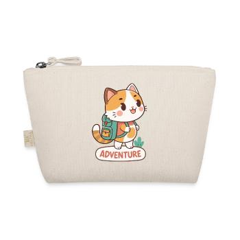 Rucksackabenteuer-Katze - Bio-Täschchen - Natur - Vorne