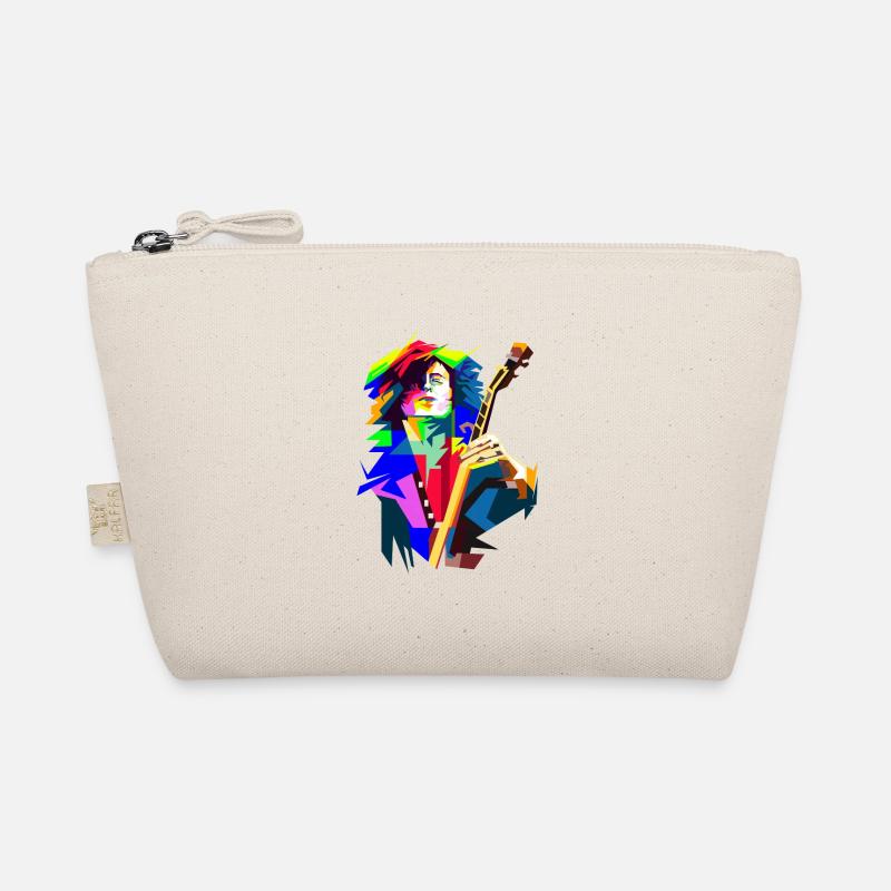 Guitariste rock and roll sur scène Action Pop Art Trousse biologique