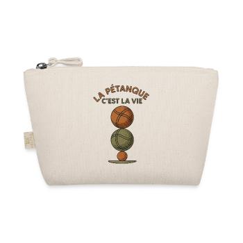 Pétanque is life - Organic Pouch - nature - Front
