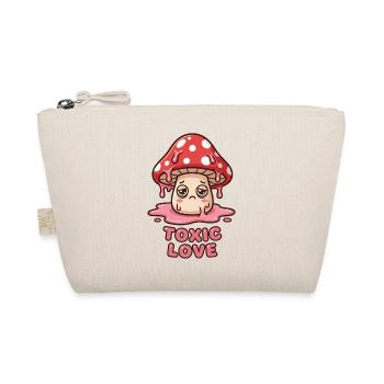 Toxische Liebe Traurige Pilz-Kawaii-Design - Bio-Täschchen - Natur - Vorne
