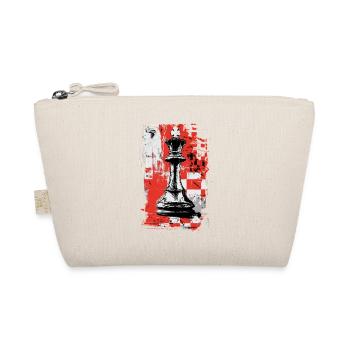 Roi des échecs – Motif de stratégie grunge - Trousse biologique - nature - Devant