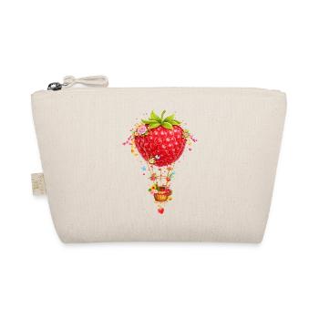 Fantasy Raspberry Hot Air Balloon - Organic Pouch - nature - Front