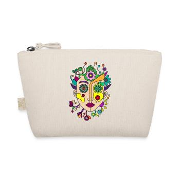 Kaleidoscopic split face - Organic Pouch - nature - Front