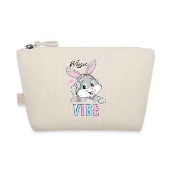 Happy_bunny_in_headphones. Music_vibe - Trousse biologique - nature - Devant