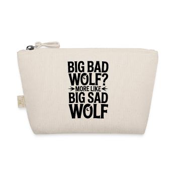 Big Sad Wolf - Faute de frappe - Trousse biologique - nature - Devant