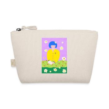 Femme lectrice dans le jardin - Trousse biologique - nature - Devant