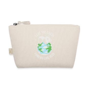 Save The Earth Pandas Live Here - Organic Pouch - nature - Front