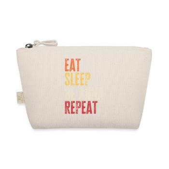 Eat Sleep Be Anna Repeat Retro Name - Organic Pouch - nature - Front