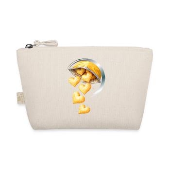 Heart Shaped Chips Illustration - Organic Pouch - nature - Front