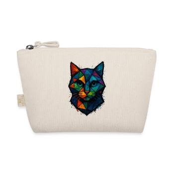 Chat Low Poly - Geometric Mesh Polygonal Art Desig - Trousse biologique - nature - Devant