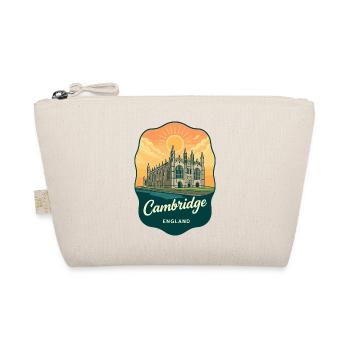 Cambridge Kings College Retro-Abzeichen - Bio-Täschchen - Natur - Vorne