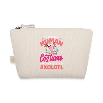 Cute Axolotl Kawaii Axolotl Lover - Organic Pouch - nature - Front
