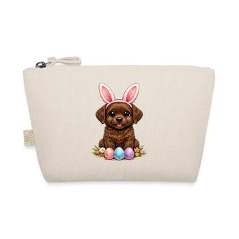 Brauner Labrador Retriever Schoko Labbi Ostern - Bio-Täschchen - Natur - Vorne