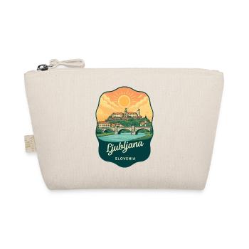 Insigne Triple Bridge Vintage Sunset de Ljubljana - Trousse biologique - nature - Devant