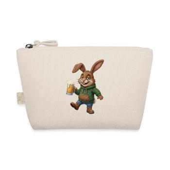 Easter Bunny Beer Bunny Beer Glass Party Celebrate Easter - Organic Pouch - nature - Front