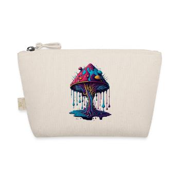 Psychedelic Glow Mushroom Forest - Organic Pouch - nature - Front
