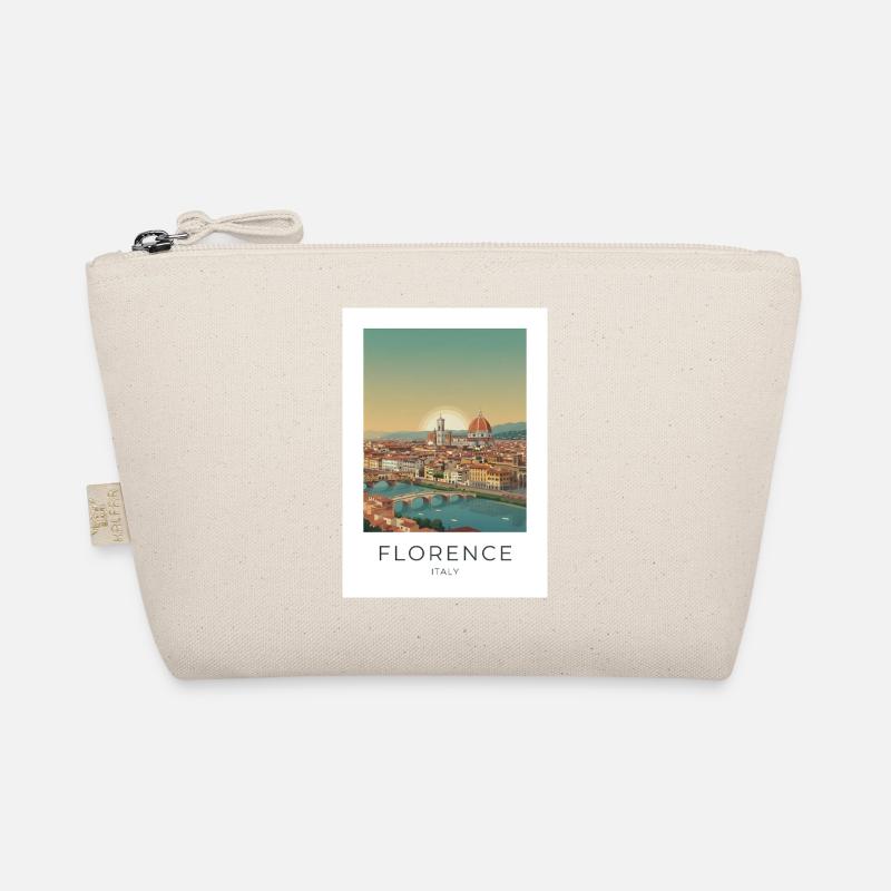 Dusk over Florence Cathedral Organic Pouch