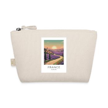 Lavender Field Provence France - Organic Pouch - nature - Front