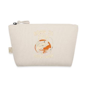 Cadeau drôle du pêcheur : Citation de pêche né pour pêcher - Trousse biologique - nature - Devant