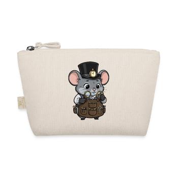 Souris Horlogère Steampunk Montre Haut-de-Forme - Trousse biologique - nature - Devant
