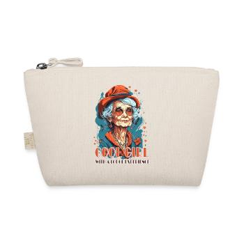 Experienced charmer woman illustration - Organic Pouch - nature - Front