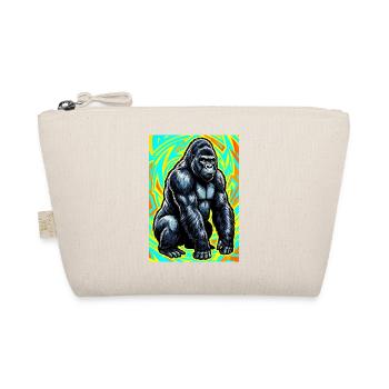 Gorilla - Bio-Täschchen - Natur - Vorne