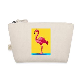 Flamingo - Bio-Täschchen - Natur - Vorne