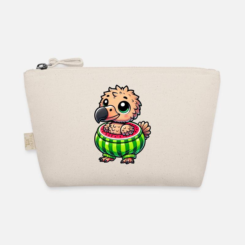 Whimsical Dodo Watermelon Fruit Organic Pouch