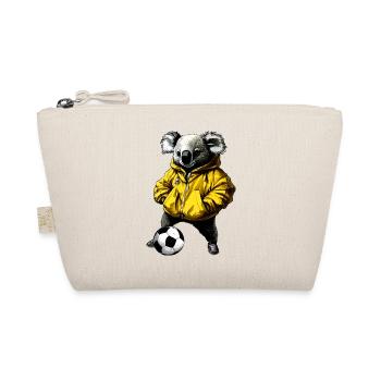 Fussball Koala - Bio-Täschchen - Natur - Vorne