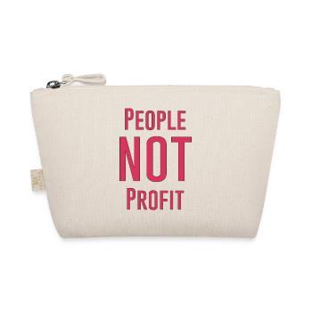 People not profit - Organic Pouch - nature - Front