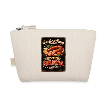 Retro Kielbasa Party – Saucisse polonaise vintage - Trousse biologique - nature - Devant