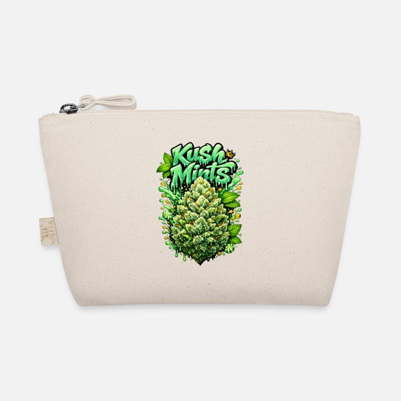 Imprimé de graffiti à la Menthe Kush Mints Trousse biologique