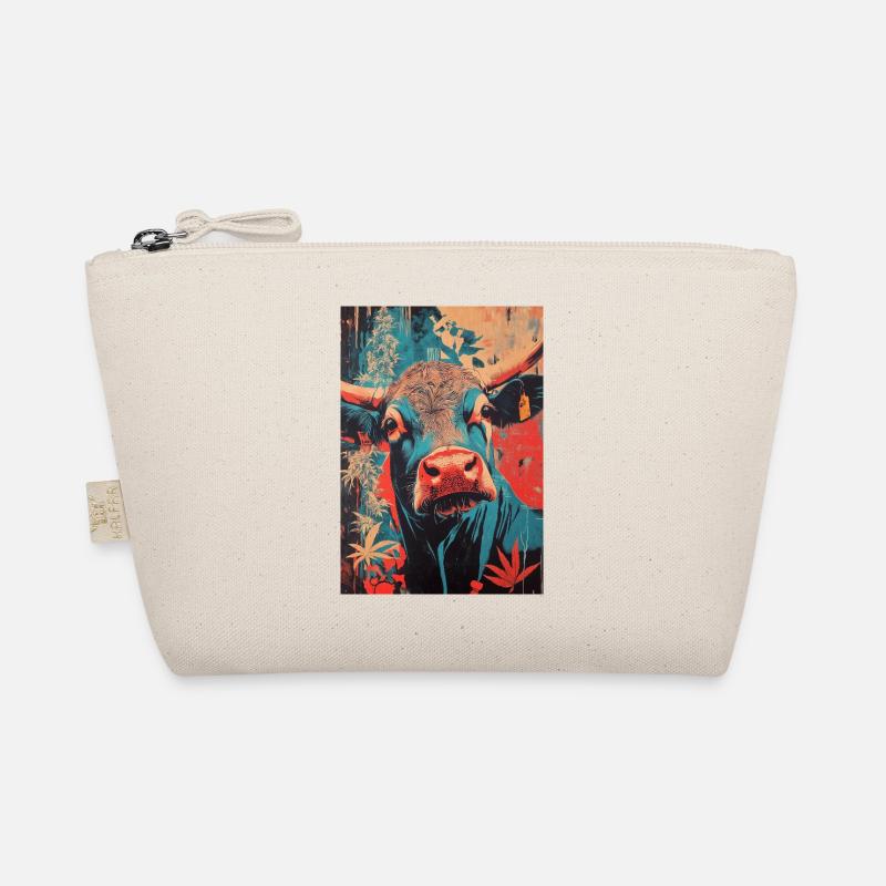 Vache psychédélique dans le style pop art Trousse biologique