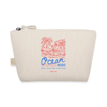 Ocean Inside Palm Island - Organic Pouch - nature - Front