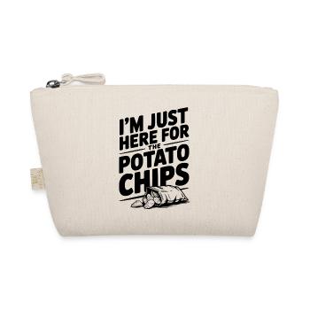 Je suis juste là pour les chips - Trousse biologique - nature - Devant