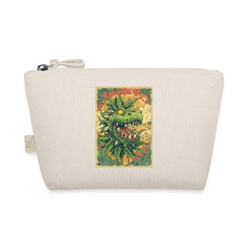 Green Dragon Dragon Cannabis Poster - Organic Pouch - nature - Front