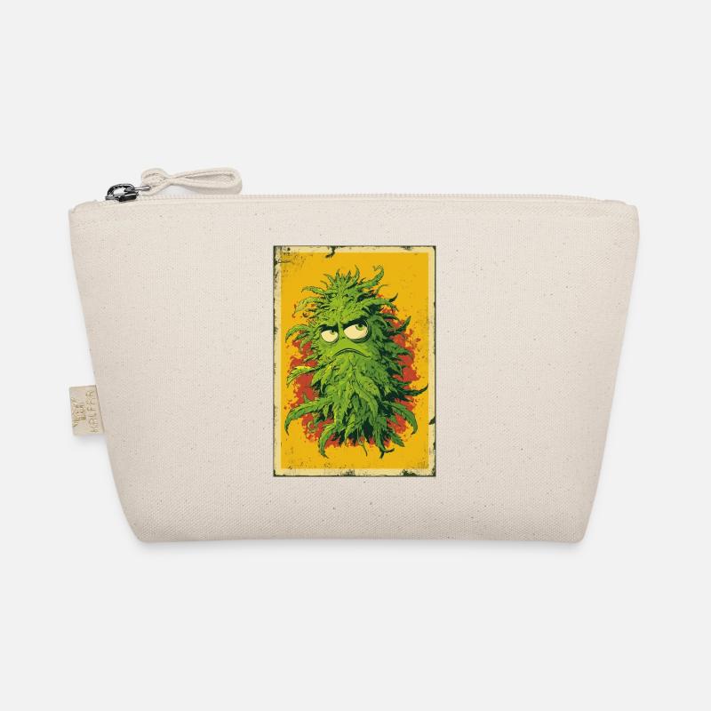 Grumpy Leaf Pop Art Cannabis Organic Pouch