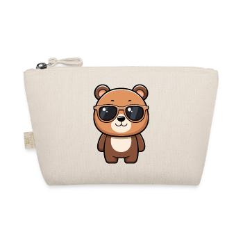 Ourson chic lunettes soleil - Trousse biologique - nature - Devant