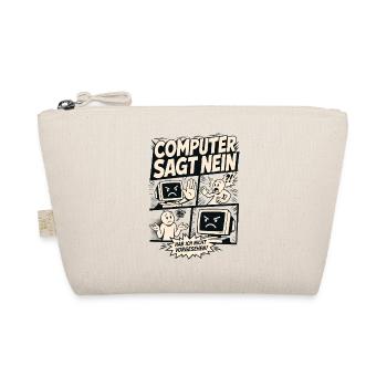 Computer sagt nein Comic Design - Bio-Täschchen - Natur - Vorne