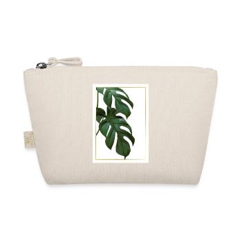 Feuilles tropicales de Monstera dans un cadre doré - Trousse biologique - nature - Devant