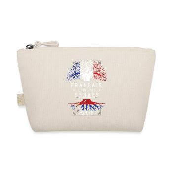 Francais De Racines Serbes T-Shirt Cadeau Humour - Trousse biologique - nature - Devant