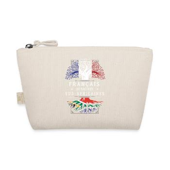 Francais De Racines Sud Africaines T-Shirt Cade... - Trousse biologique - nature - Devant