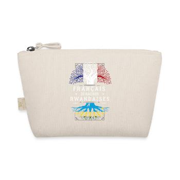 Francais De Racines Rwandaises T-Shirt Cadeau H... - Trousse biologique - nature - Devant