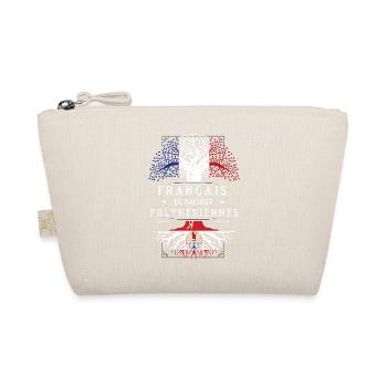 Francais De Racines Polynesiennes T-Shirt Cadea... - Trousse biologique - nature - Devant