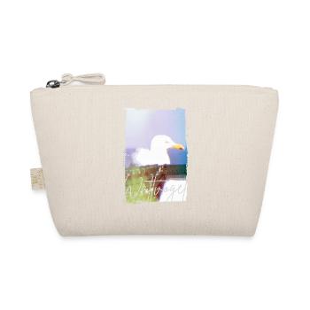 Wading Bird® North Sea Seagull – Beach Chair Moment - Organic Pouch - nature - Front