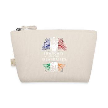 Francais De Racines Irlandaises T-Shirt Cadeau ... - Trousse biologique - nature - Devant