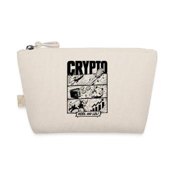 HODL LOL Crypto Comic - Organic Pouch - nature - Front