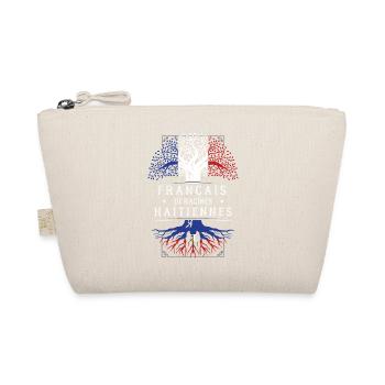 Francais De Racines Haitiennes T-Shirt Cadeau H... - Trousse biologique - nature - Devant
